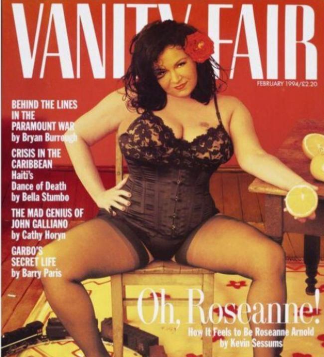 La comediante acompañó su mensaje a la estrella del pop con la imagen de su sesión de febrero de 1994 para la portada de Vanity Fair.