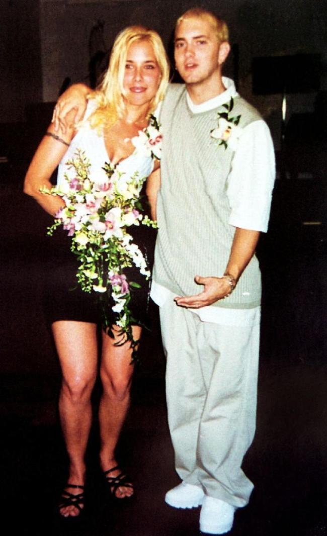 La pareja se conoció originalmente en 1988 cuando Eminem tenía 15 años y Kim 13.