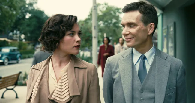 La pareja protagonizó juntos la película como J. Robert Oppenheimer y su amante, Jean Tatlock.