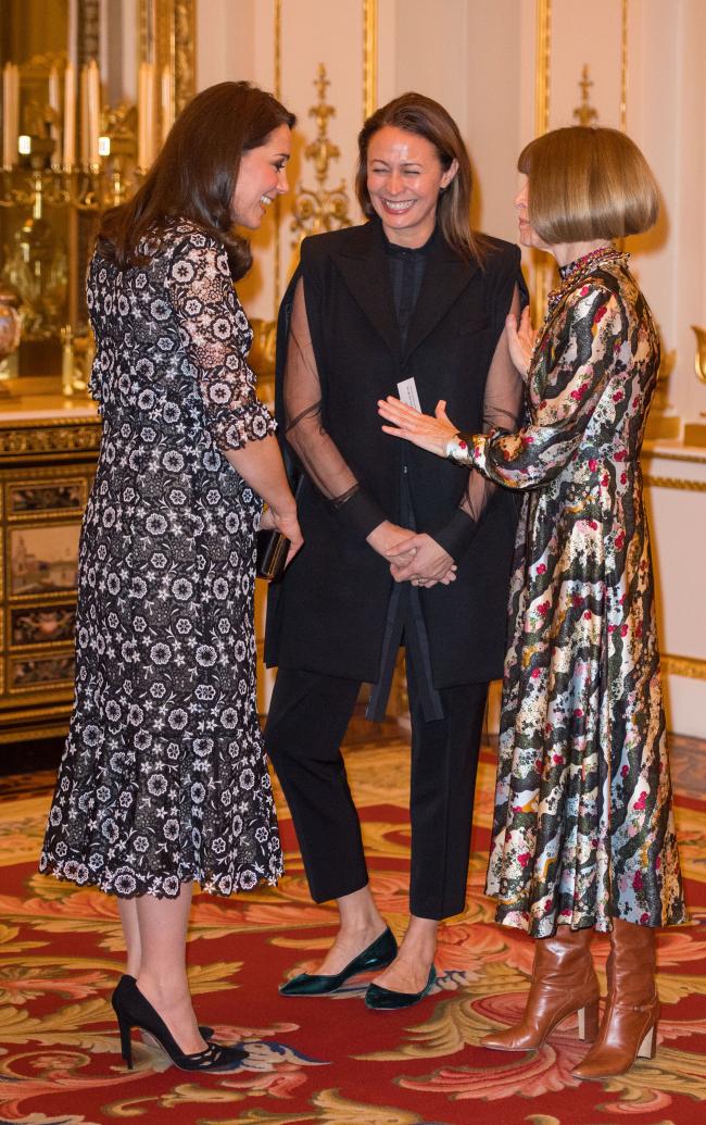 Anna Wintour y la princesa Kate en 2018.