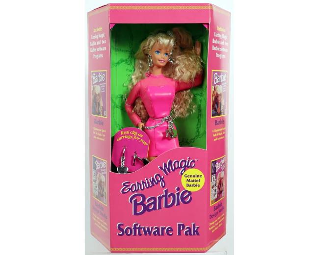 Earring Magic Barbie fue la inspiración detrás del look de estreno de Robbie.