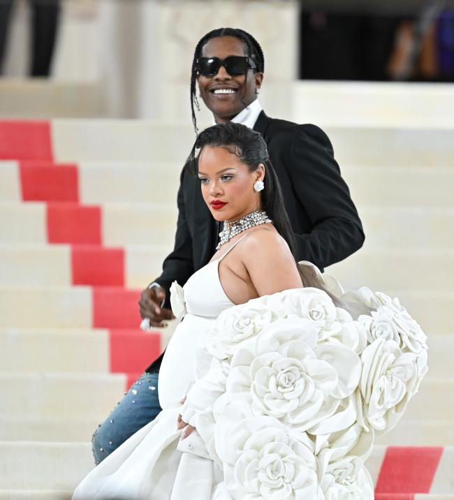 Rihanna y A$AP Rocky esperan su segundo hijo juntos.