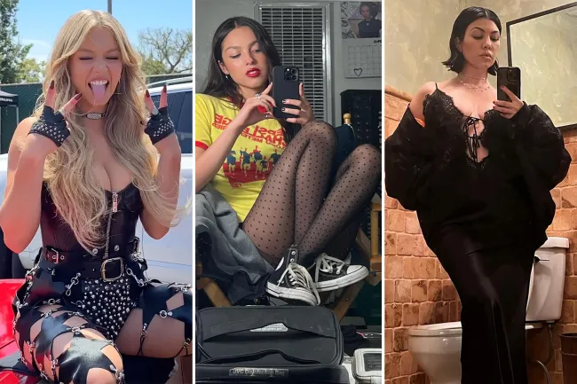 Sydney Sweeney, Olivia Rodrigo y Kourtney Kardashian se encuentran entre las personas famosas que lucen looks vanguardistas últimamente.