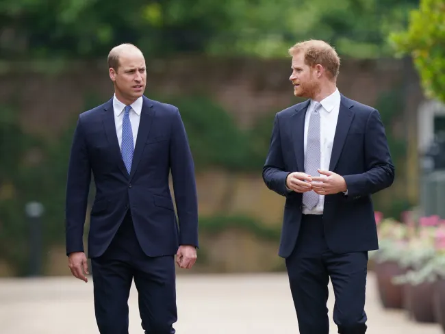 Harry también habló de su enemistad con su hermano, el príncipe William.