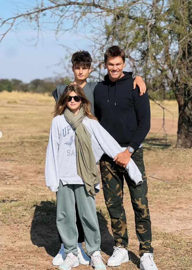 Brady y sus hijos celebraron su cumpleaños en un safari.