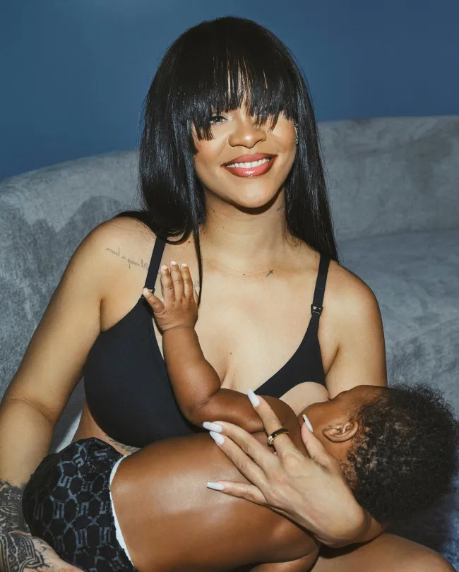 La marca Savage X Fenty de Rihanna se está diversificando hacia la ropa de maternidad.