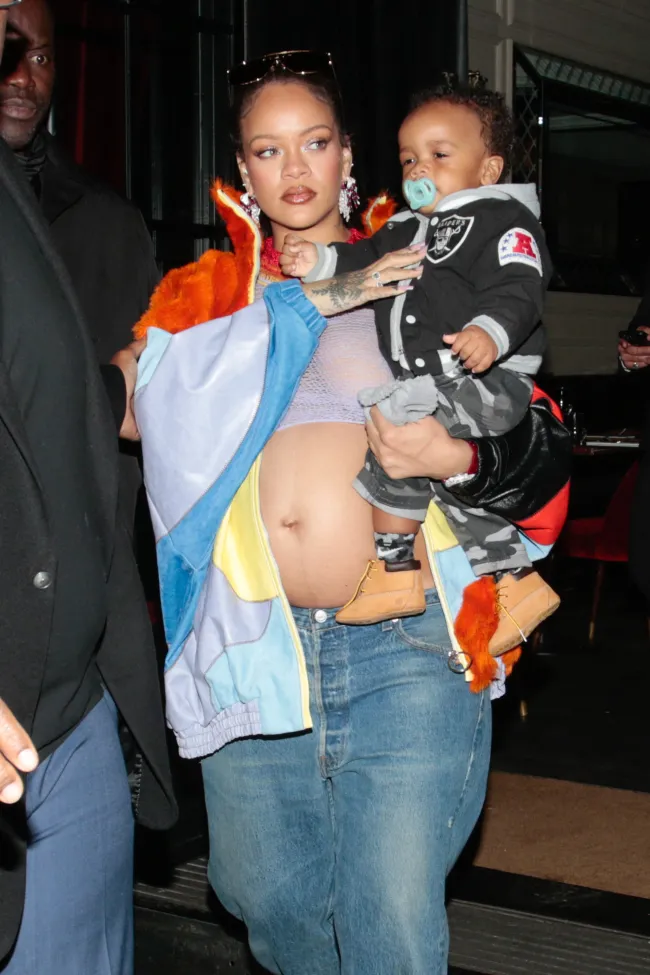 Actualmente, Rihanna espera al segundo bebé con A$AP Rocky.