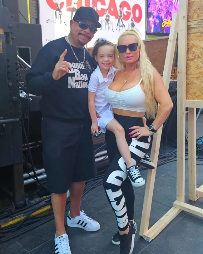 Austin comparte a su hija con su esposo Ice-T.