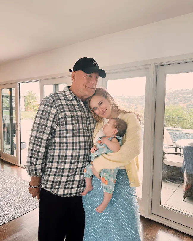 La hija mayor de Bruce Willis y Demi Moore habló previamente sobre su parto en casa.