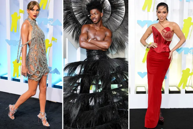 Taylor Swift, Lil Nas X y Anitta estuvieron entre las estrellas mejor vestidas de la alfombra roja de los VMA 2022.