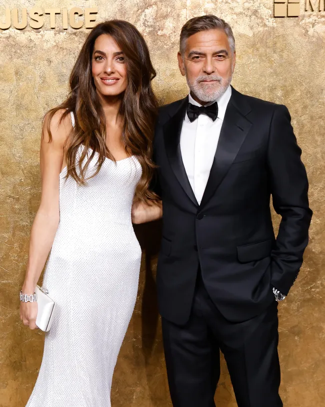 Los Clooney organizaron el evento para honrar a los “valientes defensores de la justicia”.