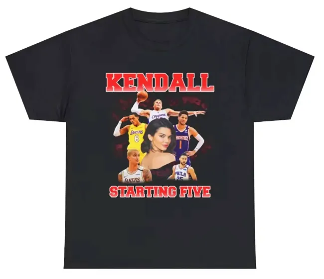 La camiseta de Kim se burlaba de los ex de la NBA de Kendall.