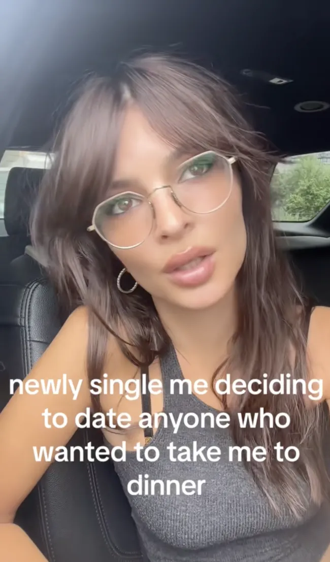 Emily Ratajkowski reveló sus requisitos para tener citas después de su divorcio.