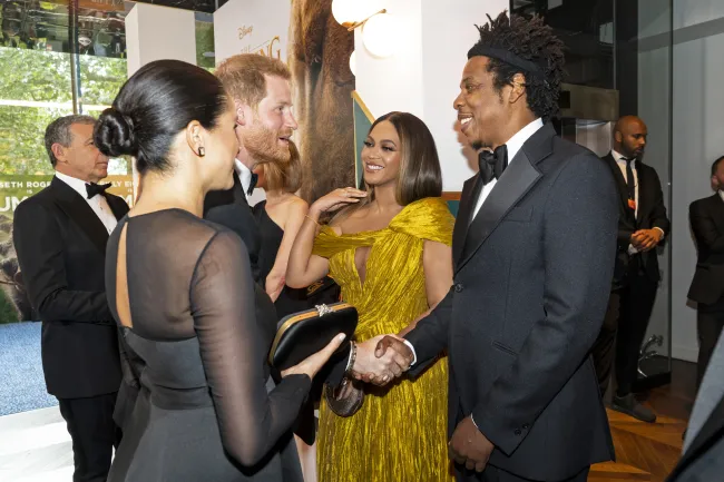 Los Sussex conocieron a Jay-Z y Beyoncé en 2019.