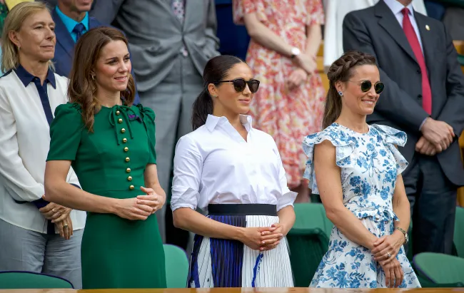 La hermana real se unió a la Princesa de Gales y Meghan Markle en Wimbledon en 2019.