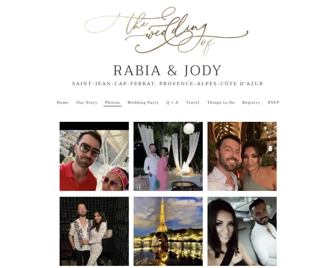Glidden y Rabia comenzaron a salir en 2017 y se comprometieron en septiembre de 2021.
