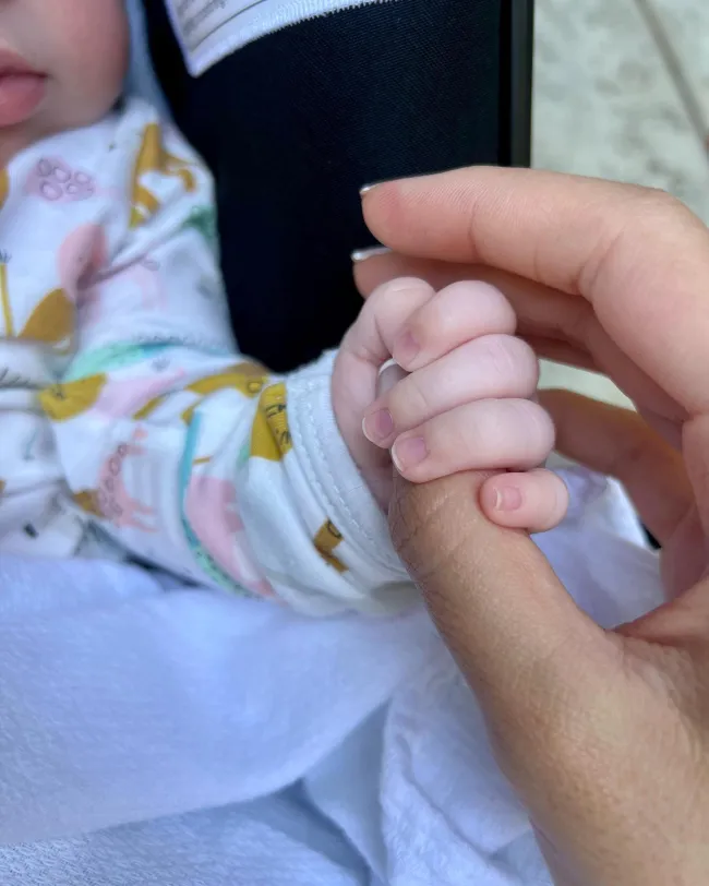 Su hijo, Roman, nació en junio.nooralfallah/Instagram