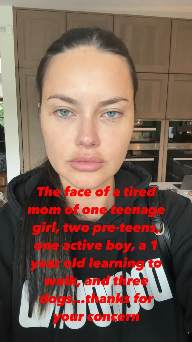 Lima respondió a los comentarios con una selfie en las redes sociales.Instagram/adrianalima