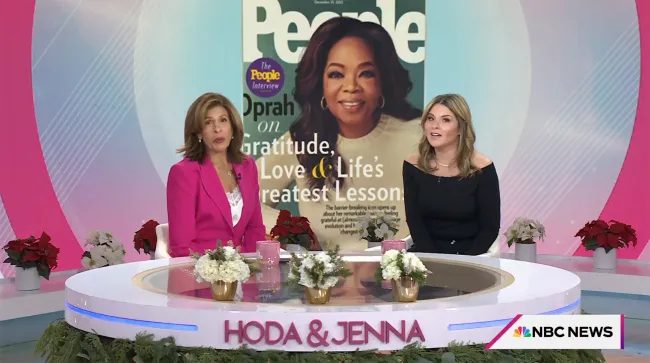 Hoda Kotb y Jenna Bush Hager aplaudieron a Oprah Winfrey por admitir que usaba un medicamento para bajar de peso.Hoy/NBC