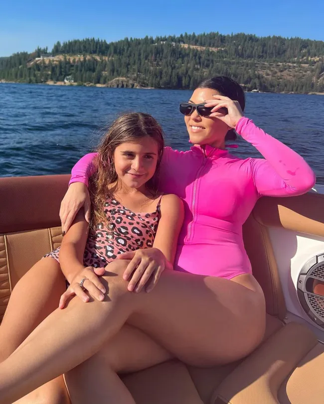 Kardashian comparte otros tres hijos, incluida su hija Penélope (en la foto), con su ex Scott Disick.kourtneykardash/Instagram