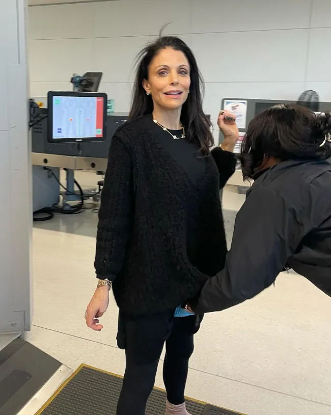 La vagina de Bethenny Frankel activó un detector de metales en el aeropuerto mientras pasaba por el control de seguridad.Bethenny Frankel/Instagram