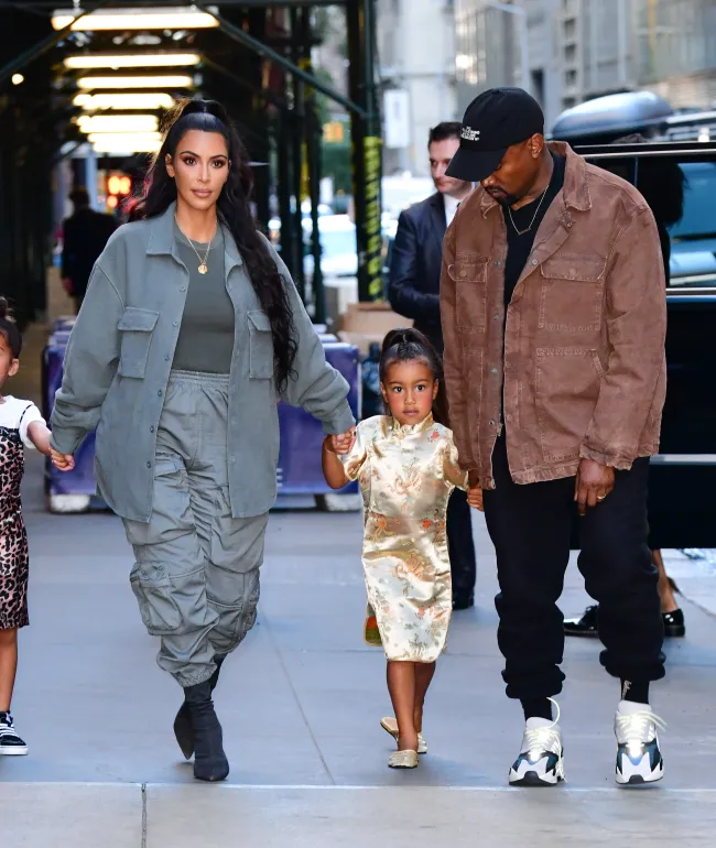 North es el hijo mayor de Kanye West y Kim Kardashian.Imágenes de GC
