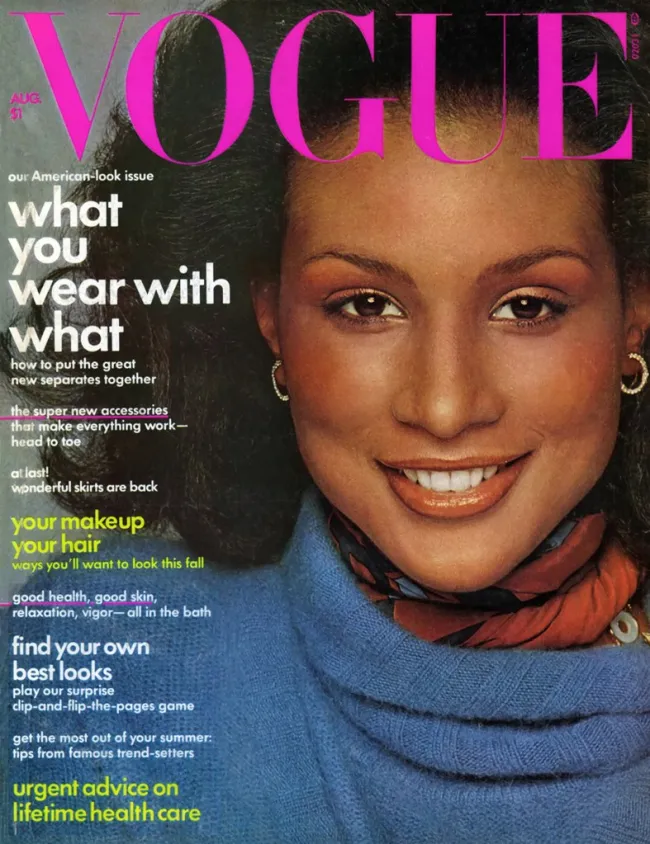 Portada de 1974 de la revista Vogue.