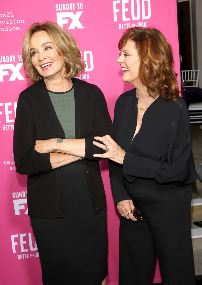 Jessica Lange y Susan Sarandon en un evento en 2017.