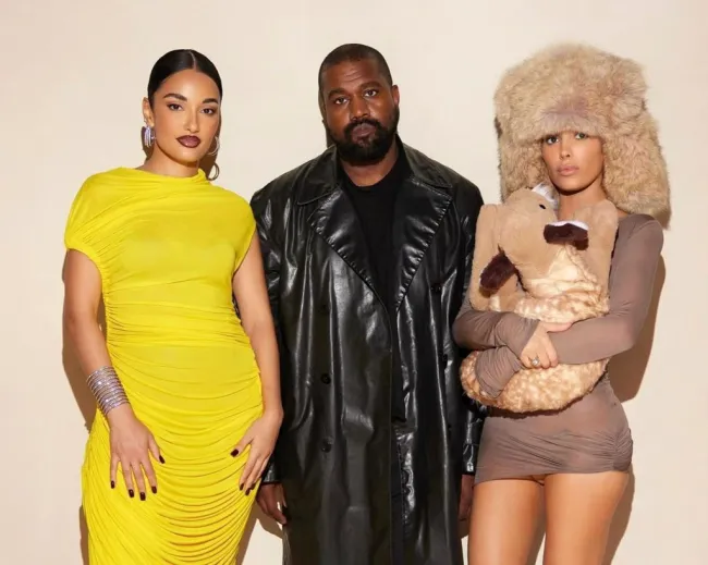 Kanye West y su esposa Bianca Censori
