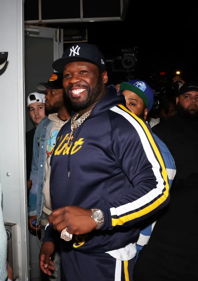 50 Cent en el segundo aniversario de Harbor en mayo de 2023.