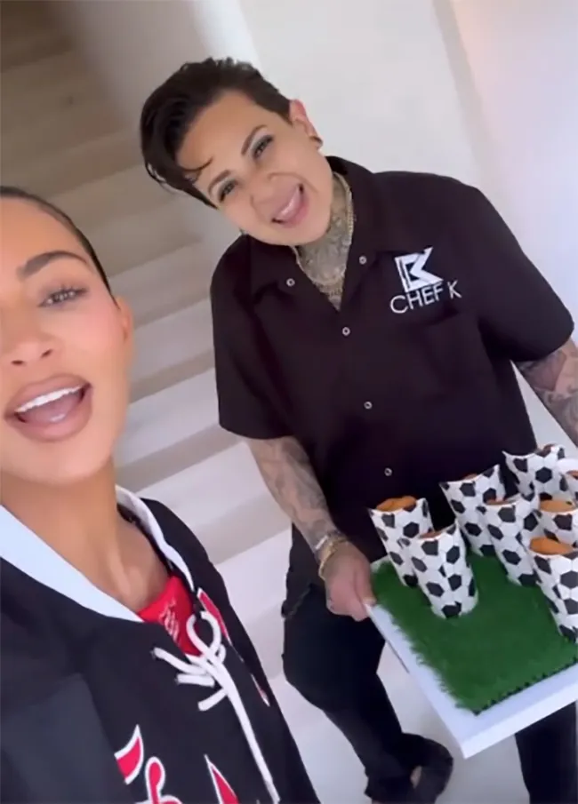 Chef K y Kim Kardashian