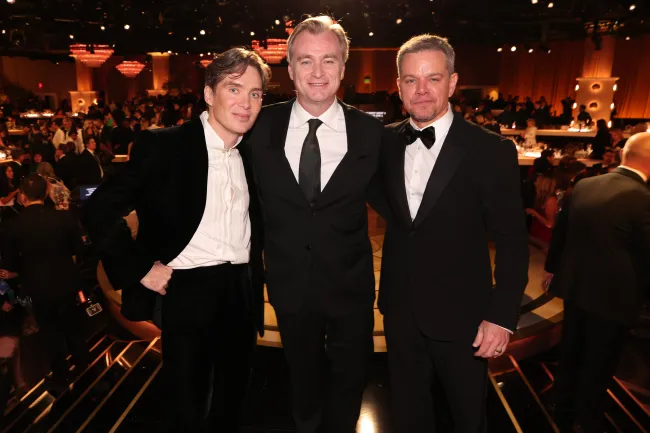 Matt Damon con Oppenheimer elegido en los Globos de Oro 2024.