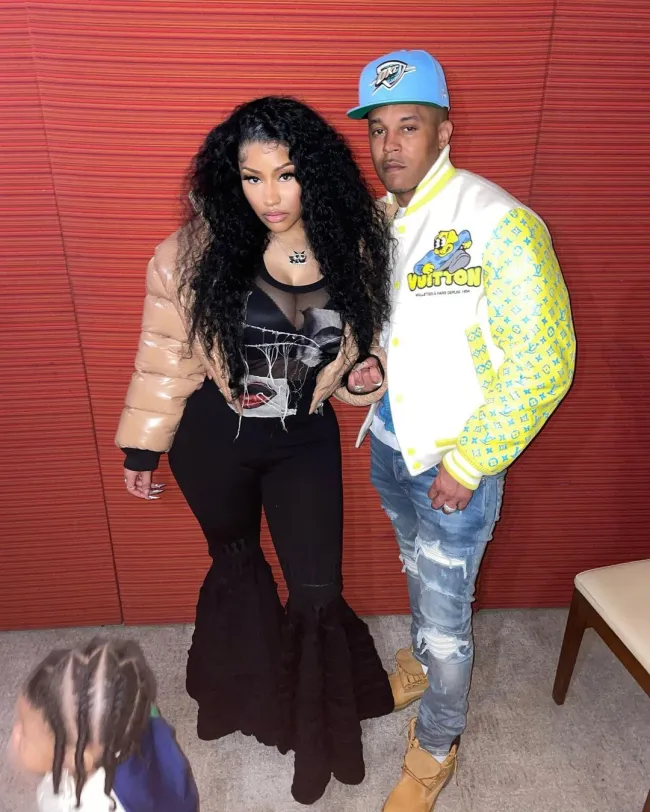 Nicki Minaj y Kenneth Petty.