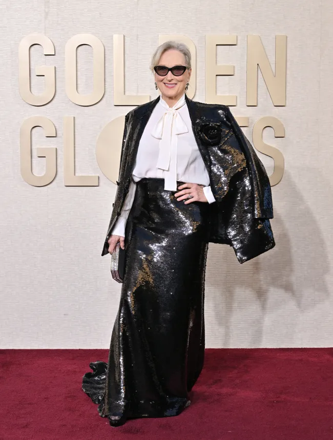 Meryl Streep asiste a la 81ª edición de los Golden Globe Awards en el Beverly Hilton el 7 de enero de 2024 en Beverly Hills, California.