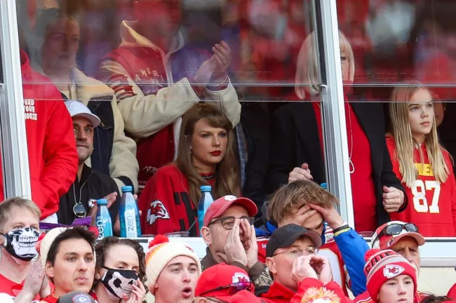 Taylor Swift en un partido de los Kansas City Chiefs.