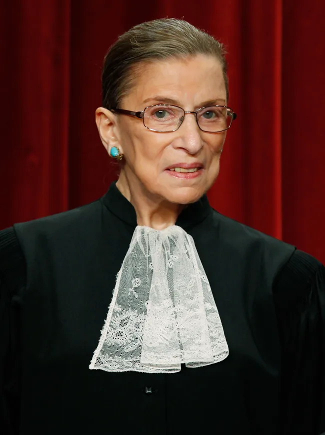 Ruth Bader Ginzburg.