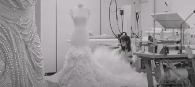 El vestido de novia de Jennifer López.