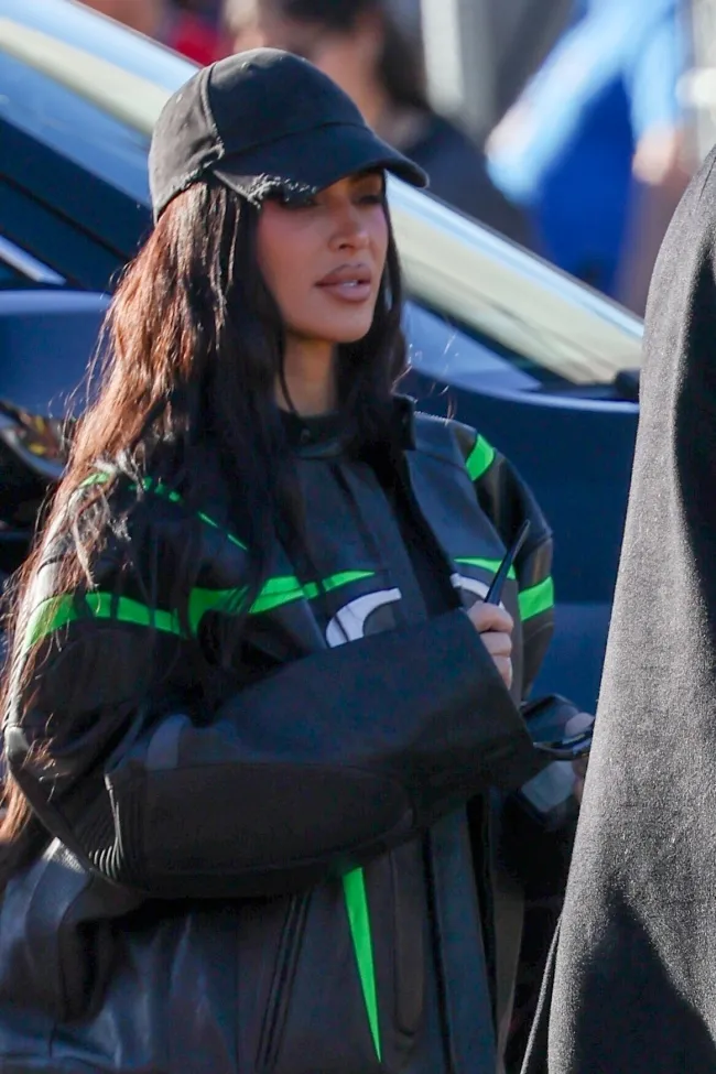 Kim Kardashian llega al Super Bowl 2024