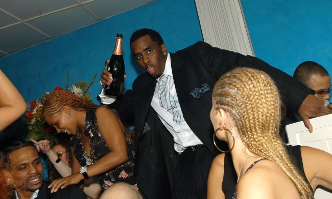Sean Diddy Combs en una fiesta.