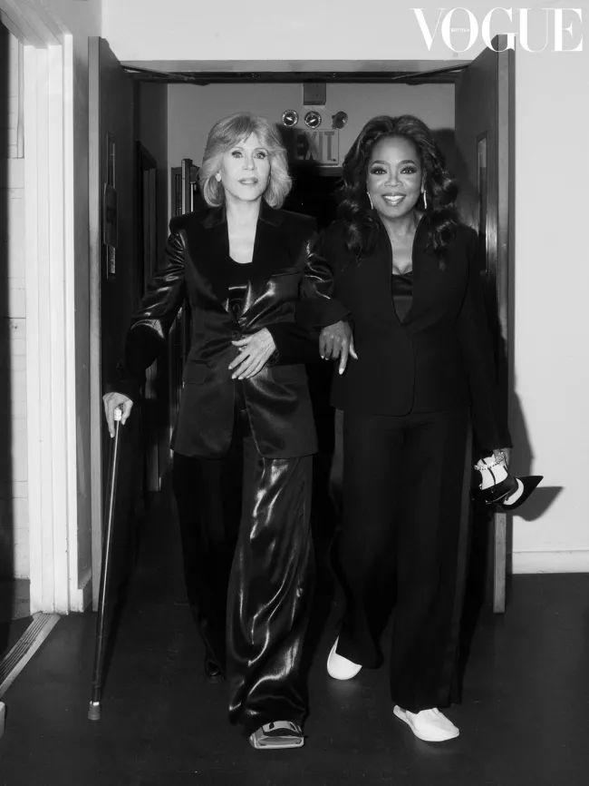 Jane Fonda y Oprah Winfrey