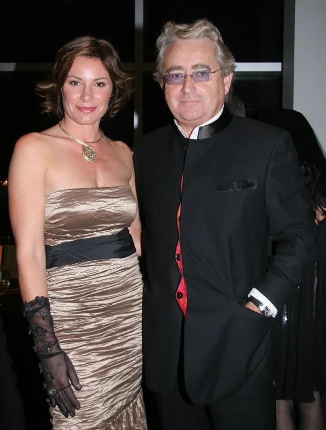 Luann de Lesseps y el conde Alexandre de Lesseps en 2007