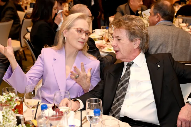Meryl Streep y Martin Short en los premios AFI.