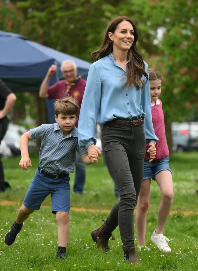 Kate Middleton y el príncipe Luis