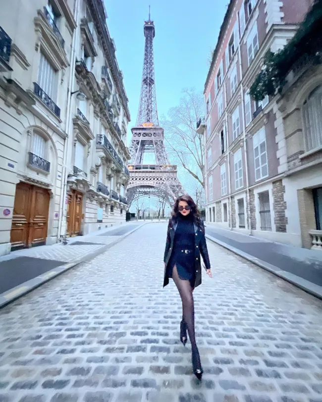 Selena Gómez en París.