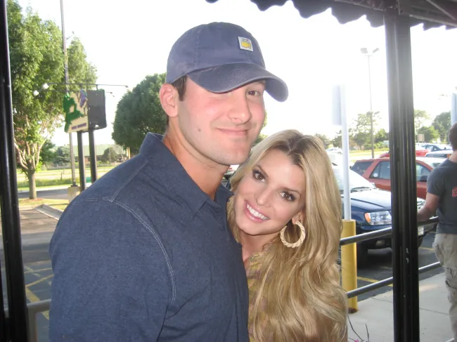 Jessica Simpson y su novio Tony Romo