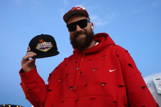 La barba de Travis Kelce