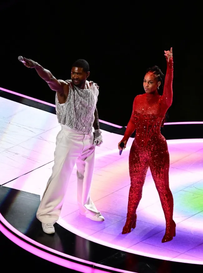 Usher y Alicia Keys