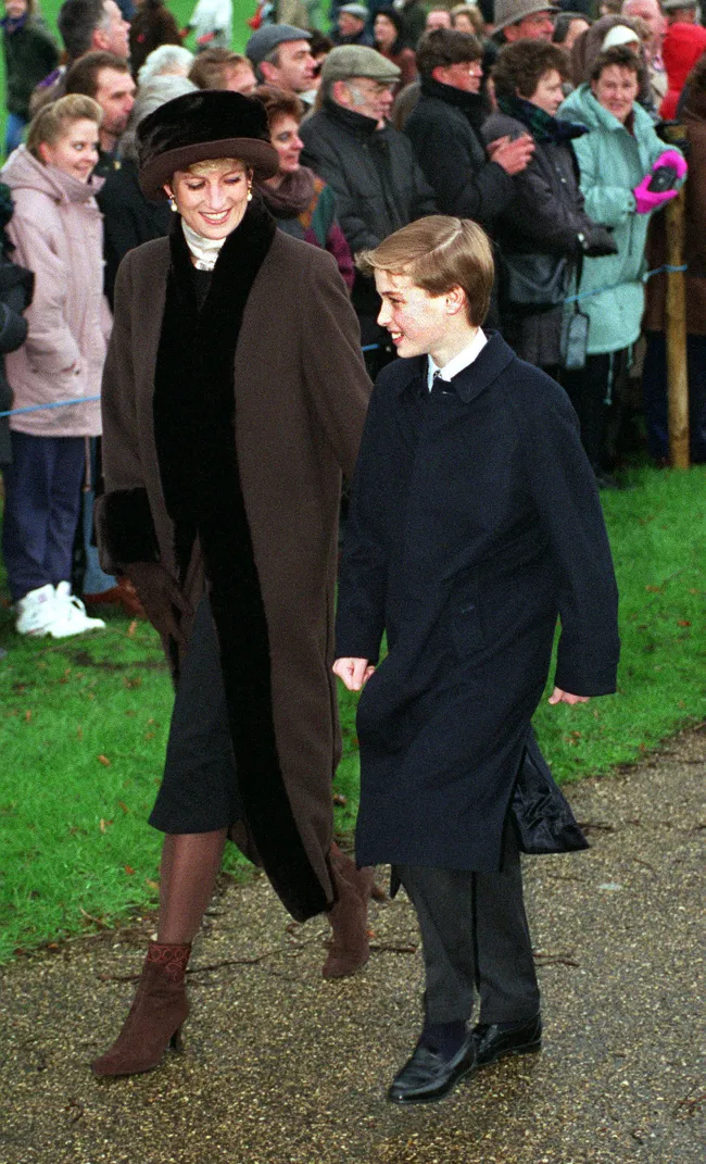 Princesa Diana y William.