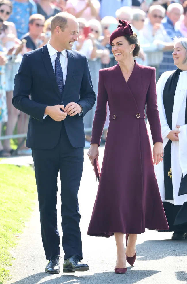 El Príncipe Guillermo, Príncipe de Gales y Catalina, Princesa de Gales.
