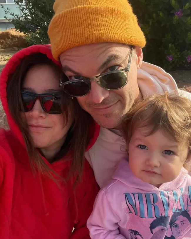 Ashley Tisdale, Christopher French y su hija